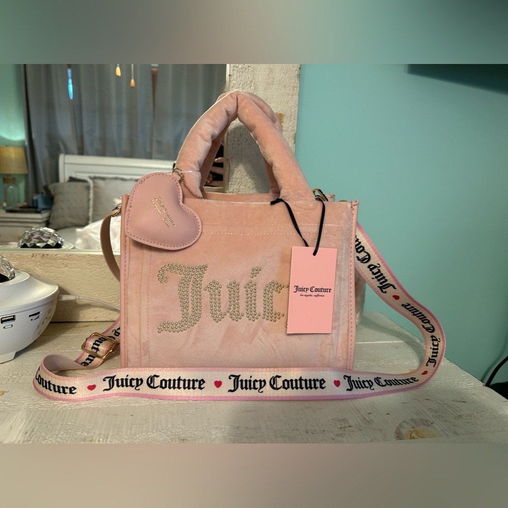 Juicy Couture Big Spender Mini Tote Pink Diamond
